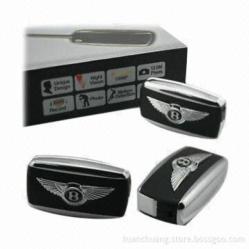 1,080P Hidden Car Key Cameras, 1,280 x 1,080P, Night Vision, 12.0MP, Motion Detection, Portable